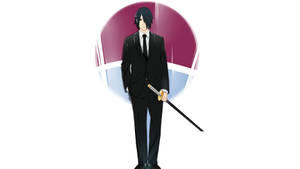 Sasuke Black Suit 4k Wallpaper