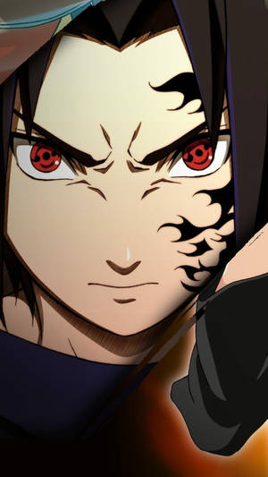 Sasuke Cursed Mark Anime Profile Wallpaper