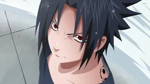 Sasuke Death Stare Manga Wallpaper