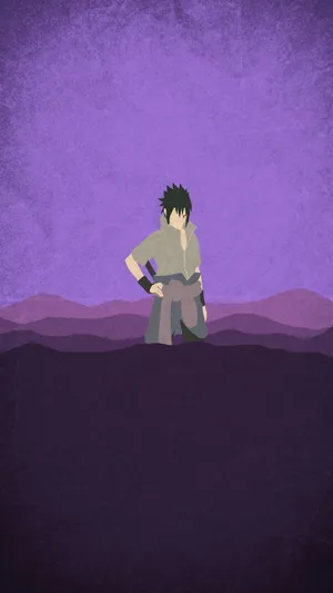 Sasuke Naruto Iphone Anime Vector Art Wallpaper