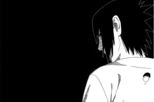 Sasuke Uchiha Profile Manga Art Wallpaper
