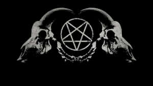 Satanic_ Skulls_and_ Pentagram Wallpaper