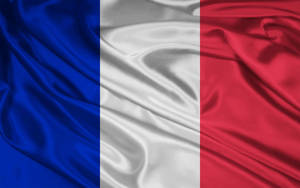 Satin France Flag Wallpaper
