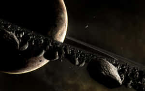 Saturn Real Space Wallpaper