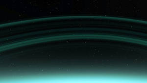 Saturn Rings Teal 4k Wallpaper