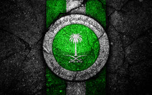 Saudi Arabia National Football Team Chalk Art Wallpaper