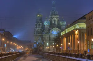 Savior Church In Saint Petersburg Wallpaper