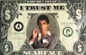 Scarface Tony Montana Dollar Wallpaper
