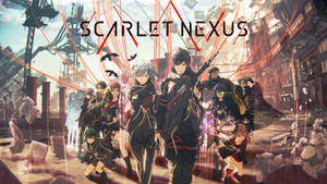 Scarlet Nexus Promotional Poster Wallpaper