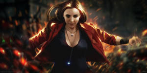 Scarlet Witch Widescreen Wallpaper
