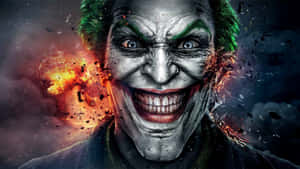 Scary Dangerous Joker Disaster Intense Wallpaper
