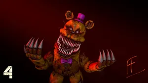 Download free Fnaf Complete Nightmare Animatronics Wallpaper