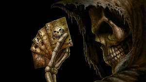 Scary Halloween Grim Reaper Wallpaper