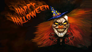 Scary Halloween Killer Clown Wallpaper