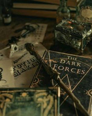Scattered Hp Artefacts Aesthetic Wallpaper