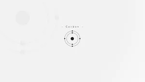 Science Desktop Carbon Atom Art Wallpaper