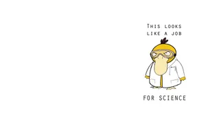 Scientist Quote Psyduck Wallpaper
