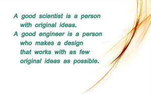 Scientists And Civil Engineering Quote Wallpaper