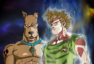 Scooby Doo And Shaggy Ultra Instinct Wallpaper