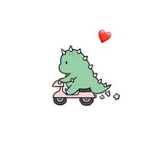 Scooter Bike Aesthetic Dino Wallpaper