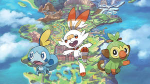 Scorbunny, The Fire-type Pokemon In Galar Region Wallpaper