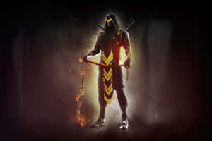 Scorpion, The Infamous Ninja Specter Of Mortal Kombat Wallpaper