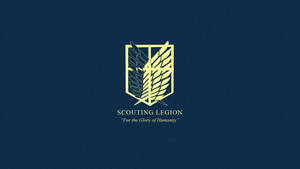 Scouting Legion Attack On Titan Logo Wallpaper
