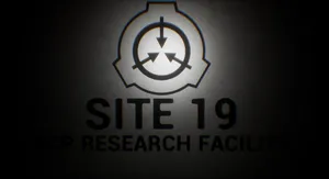 Scp Logo In Dark Vignette Wallpaper