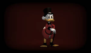 Scrooge Mcduck Dark Aesthetic Wallpaper
