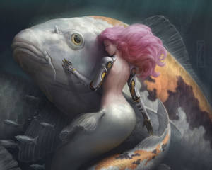 Sea Mythical Creature Mermaid Wallpaper