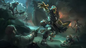 Sea Of Thieves Skeletons Vs Pirates Wallpaper