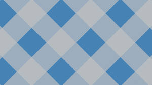 Seamless Blue And White Checkered Pattern Wallpaper