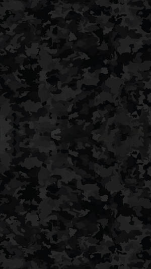Seamless Camouflage Aesthetic Black Pattern Wallpaper