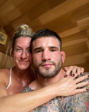 Sean Brady With Wife At Sauna Wallpaper
