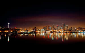 Seattle Hd Reflection Wallpaper