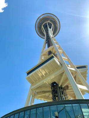 Seattle Iphone Space Needle Tower Wallpaper