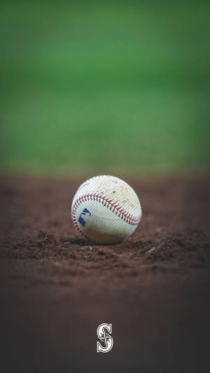 Seattle Mariners Baseball On The Ground Wallpaper
