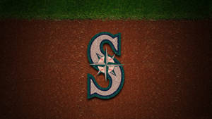 Seattle Mariners Dirt And Grass Logo Wallpaper