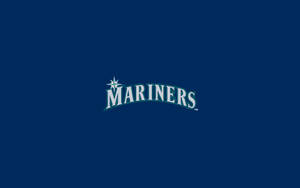 Seattle Mariners Minimalist Lettering Logo Wallpaper