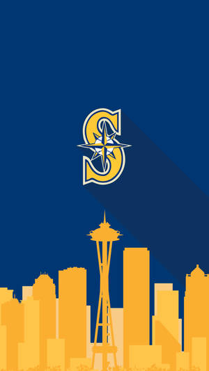 Seattle Mariners Vector Art Logo Wallpaper