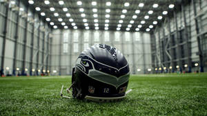 Seattle Seahawks Navy Blue Helmet Wallpaper
