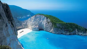 Secret White Beach Wallpaper