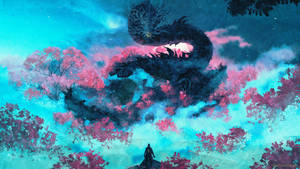 Sekiro And Dragon Painting Art Wallpaper