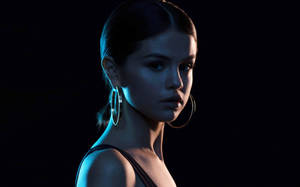 Selena Gomez Fierce Look Wallpaper
