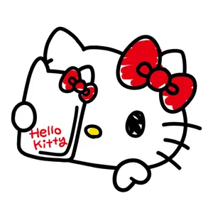 Selfie Cartoon Hello Kitty Pfp Wallpaper
