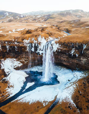 Seljalandsfoss Iceland Cool Ipad Wallpaper