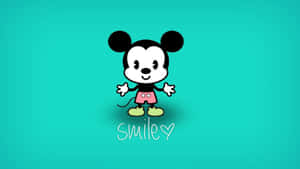 Seo Cute Mickey Mouse Mouse Looking Adorablely At The Camera Wallpaper