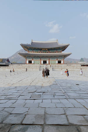 Seoul Geunjeongjeon Throne Hall Wallpaper