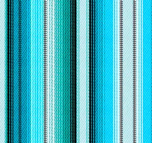 Serape With Blue Stripes Wallpaper