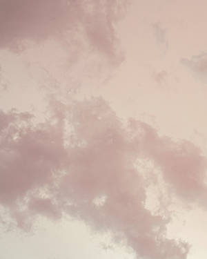 Serene Cloudscape On Iphone Screen Wallpaper